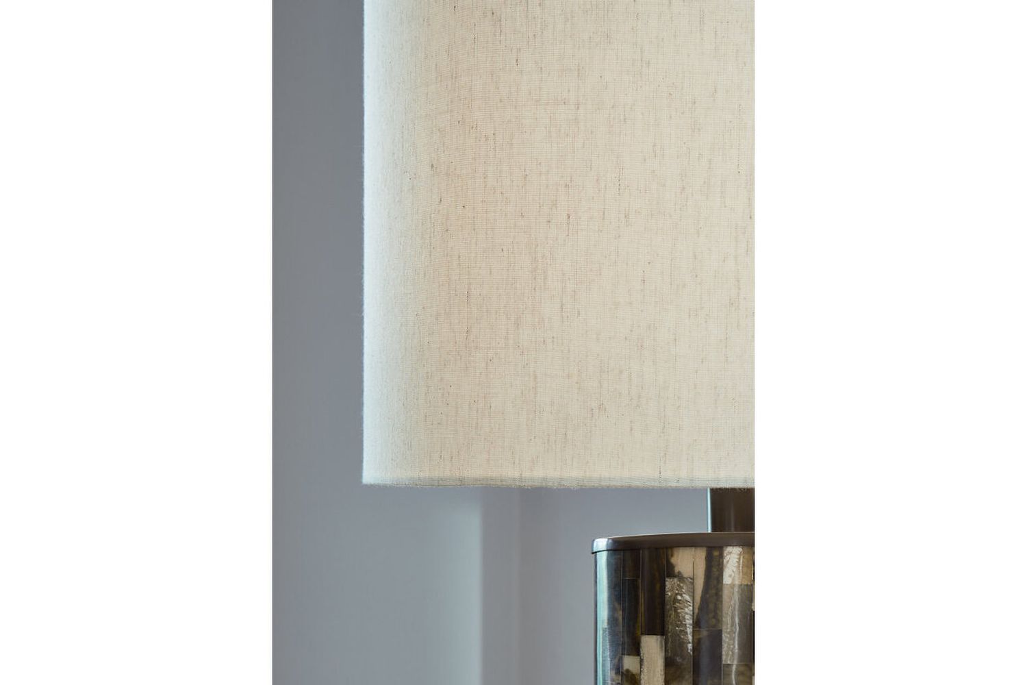 Ellford Black And Brown And Cream Poly Table Lamp L235684