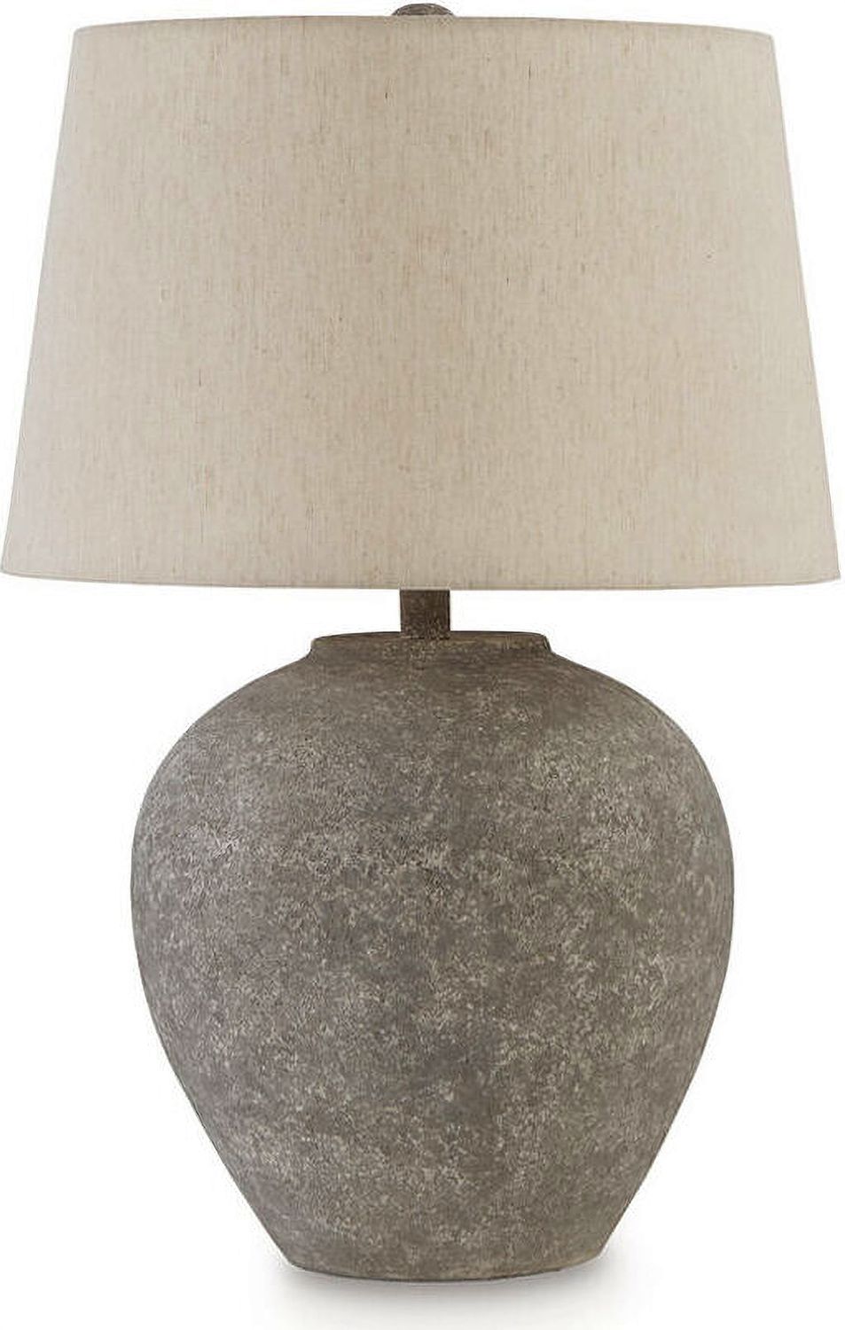 Dreward Distressed Gray Paper Table Lamp L235694
