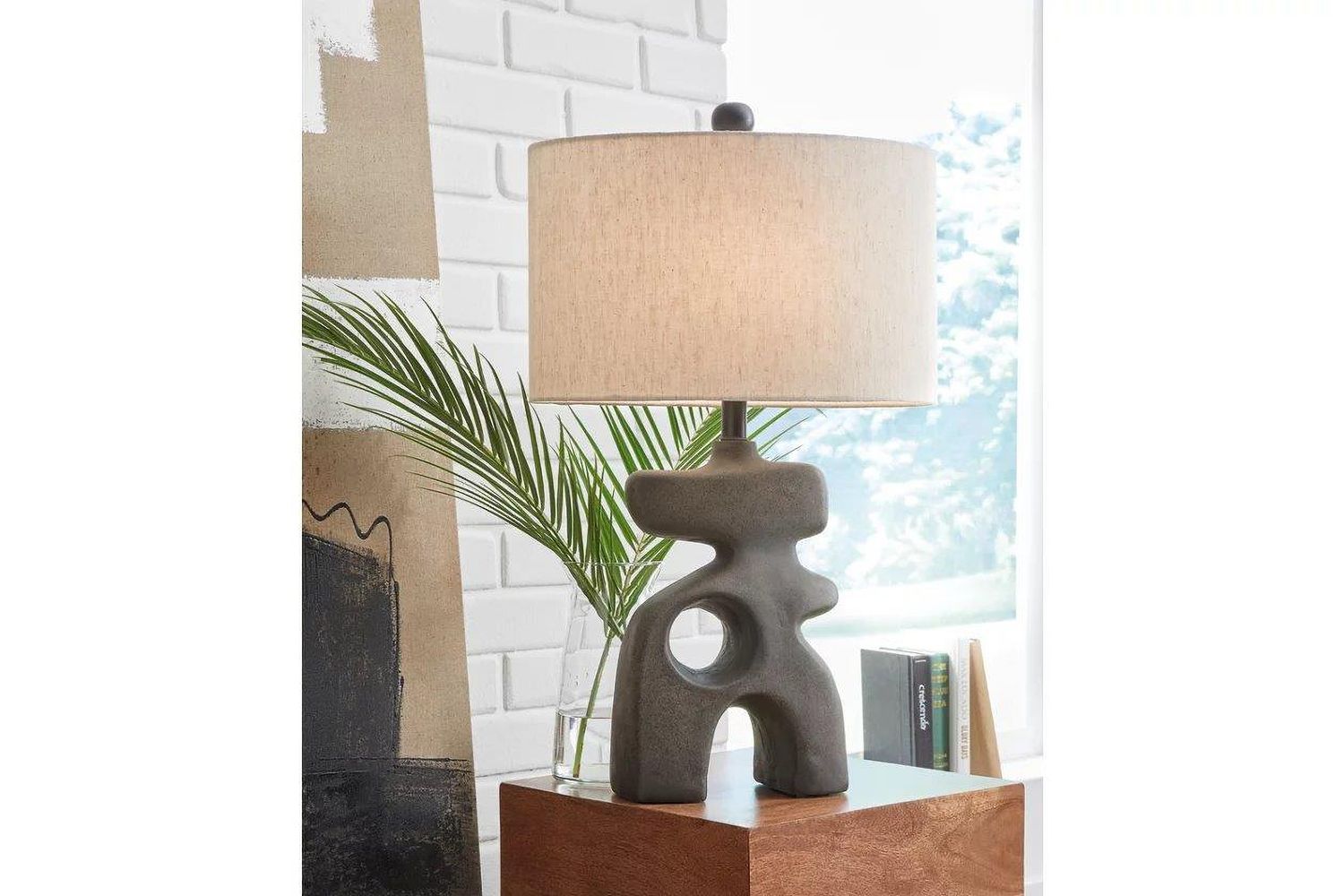 Danacy Table Lamp In Distressed Black L235754