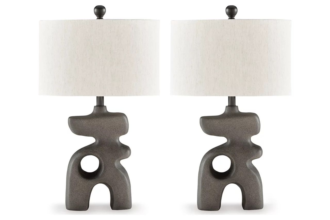 Danacy Table Lamp In Distressed Black L235754