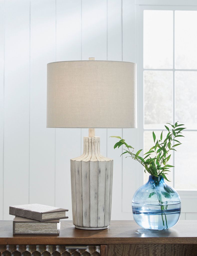 Imre Table Lamp In Distressed Brown L235884