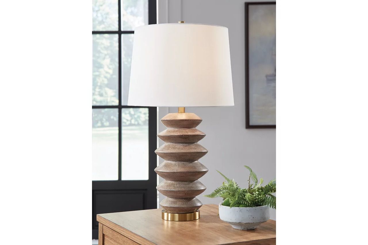 Jyllyard Table Lamp In Brown and Gold L235944