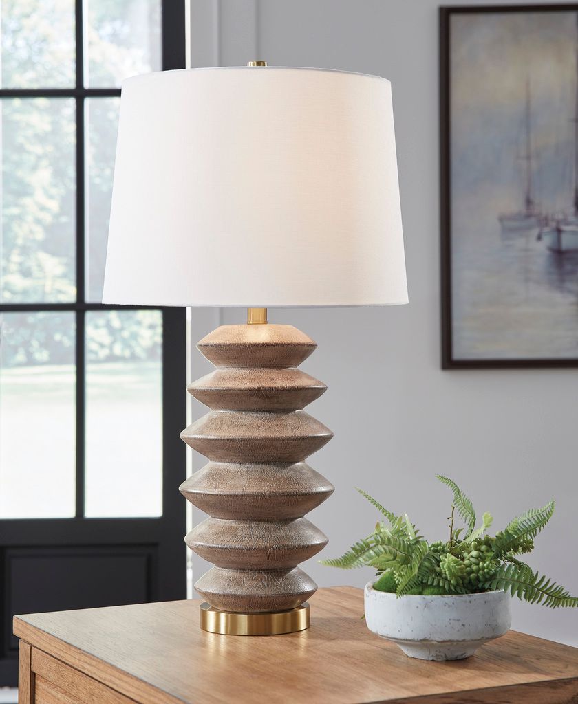 Jyllyard Table Lamp In Brown and Gold L235944