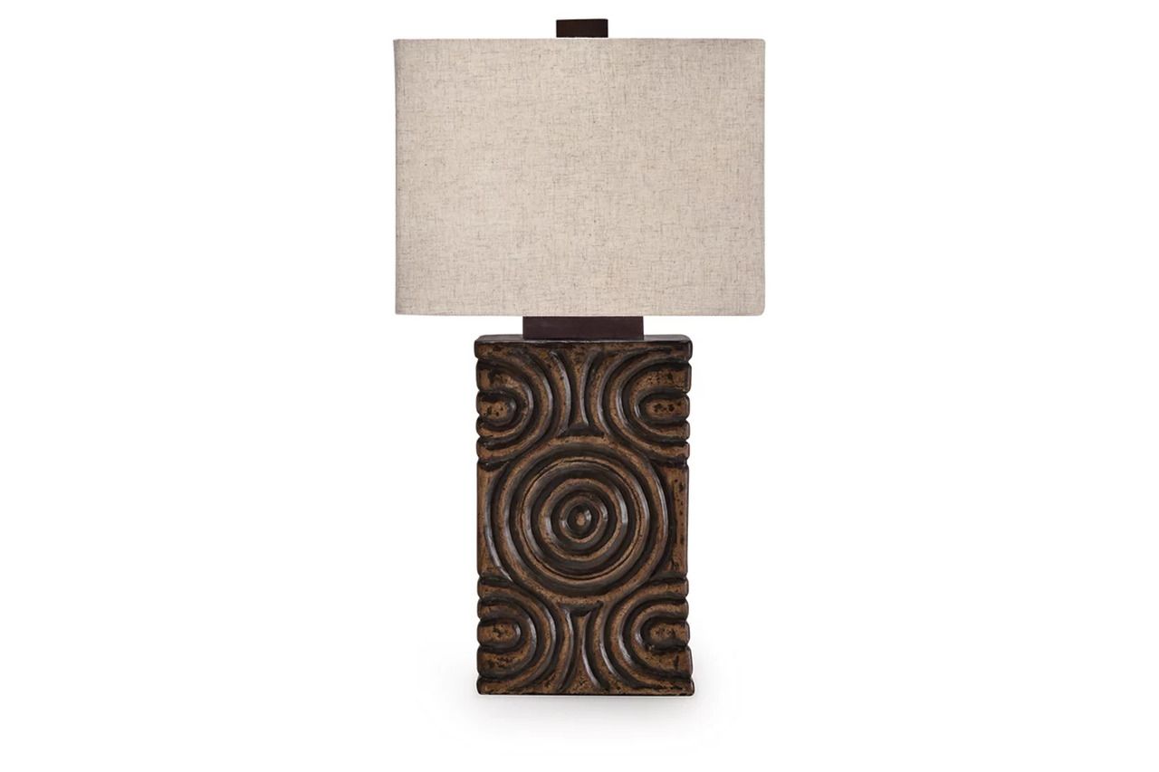 Heathbury Table Lamp In Antique Brown L235964