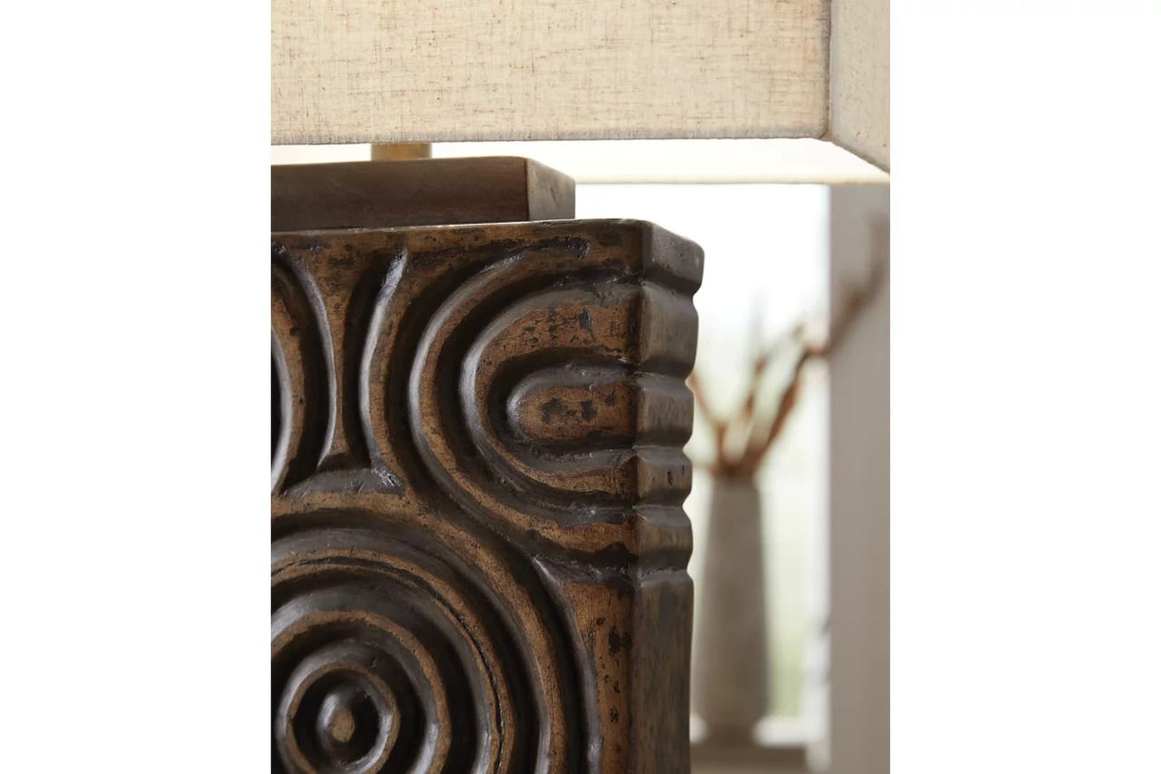 Heathbury Table Lamp In Antique Brown L235964