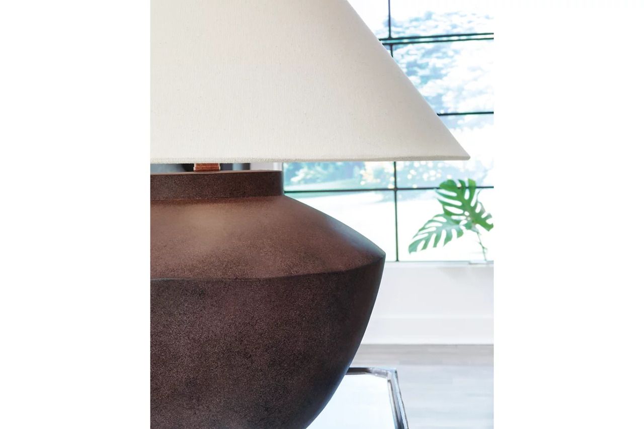 Honsworth Table Lamp In Antique Brown L235994
