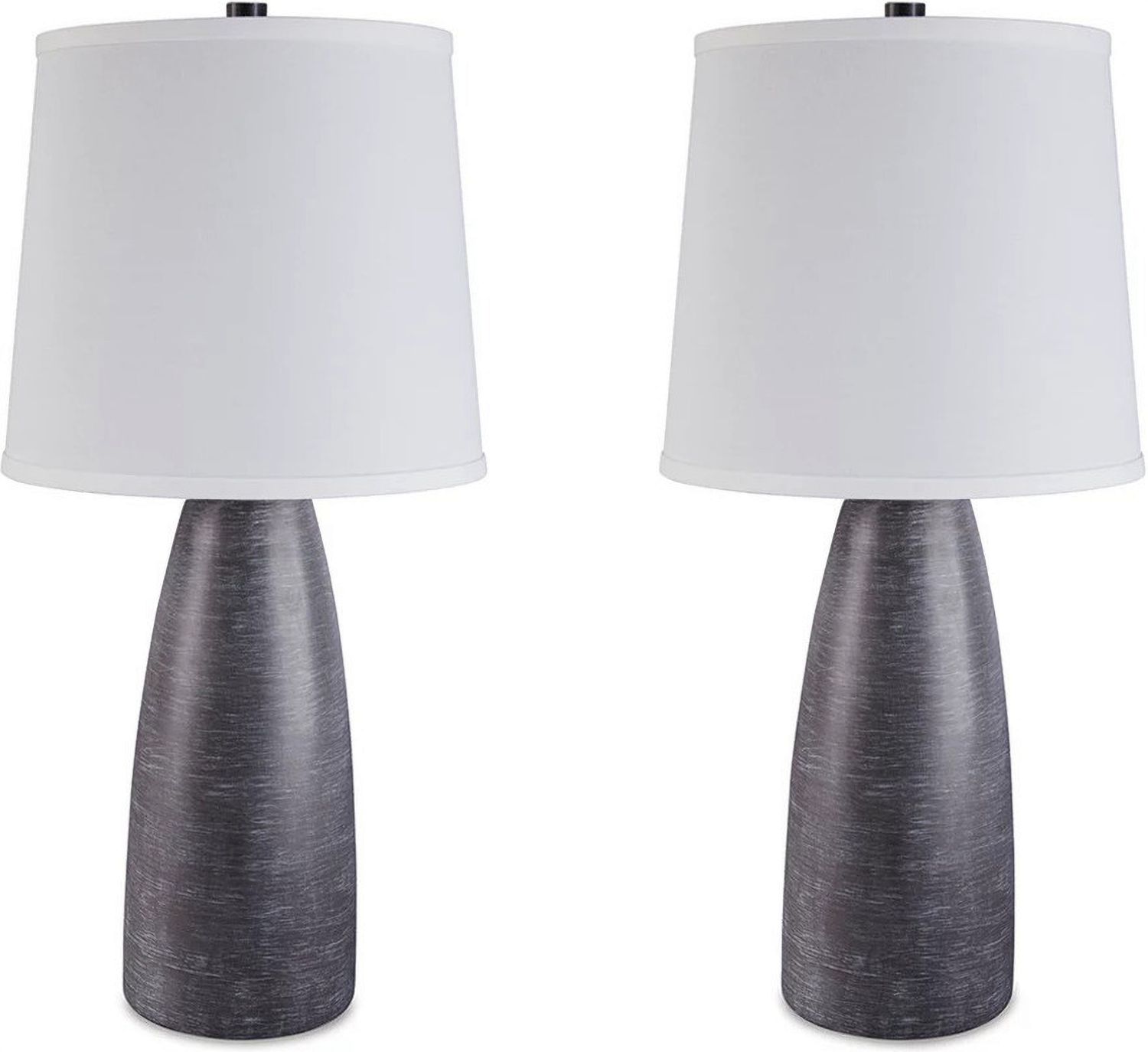 Shavontae Gray Poly Table Lamp Set Of 2 L243004