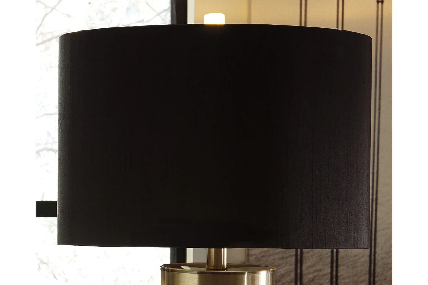 Jacek Gray and Brass Metal Table Lamp Set of 2 L243164