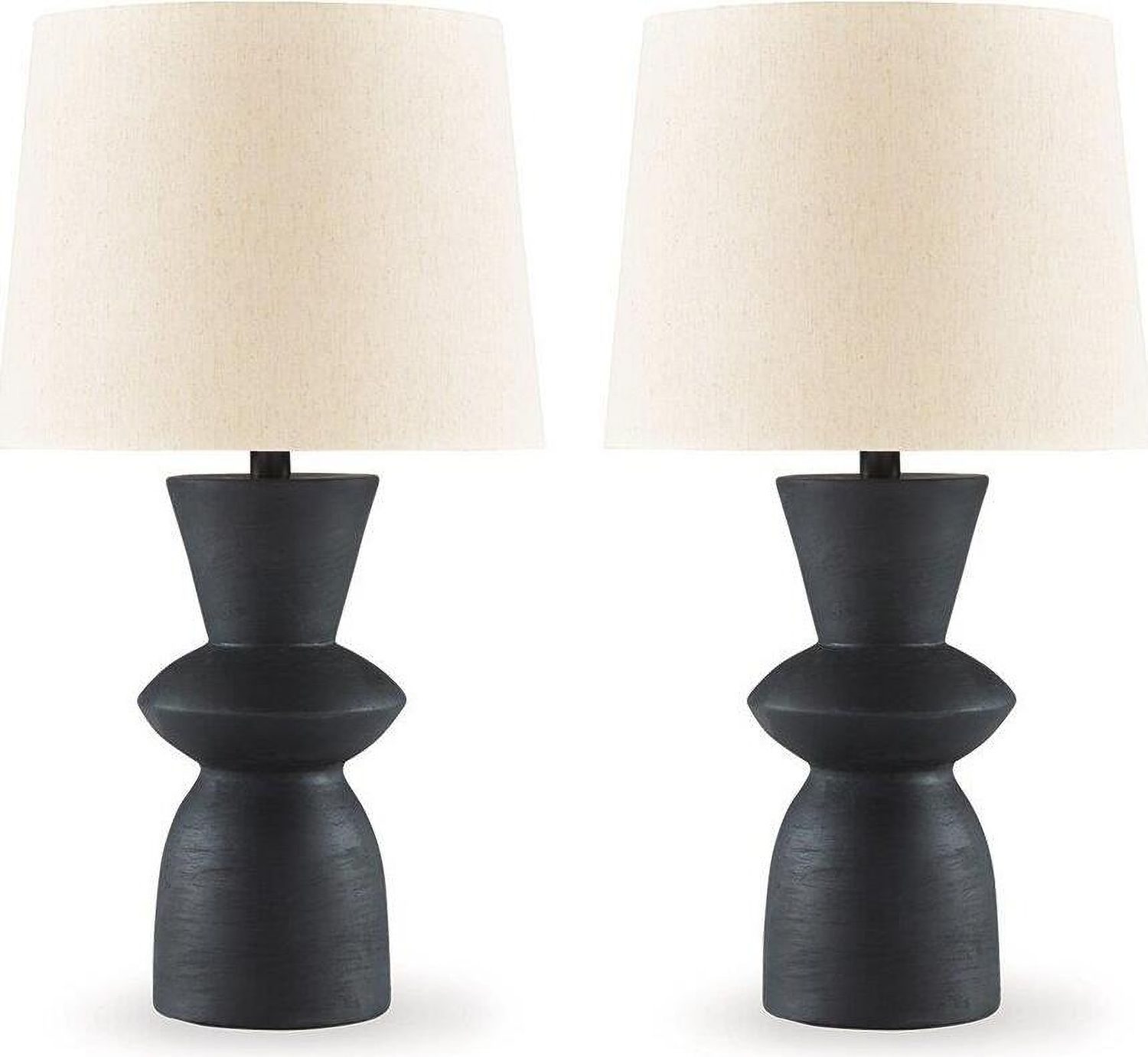 Scarbot Table Lamp Set of 2 In Distressed Black L243354