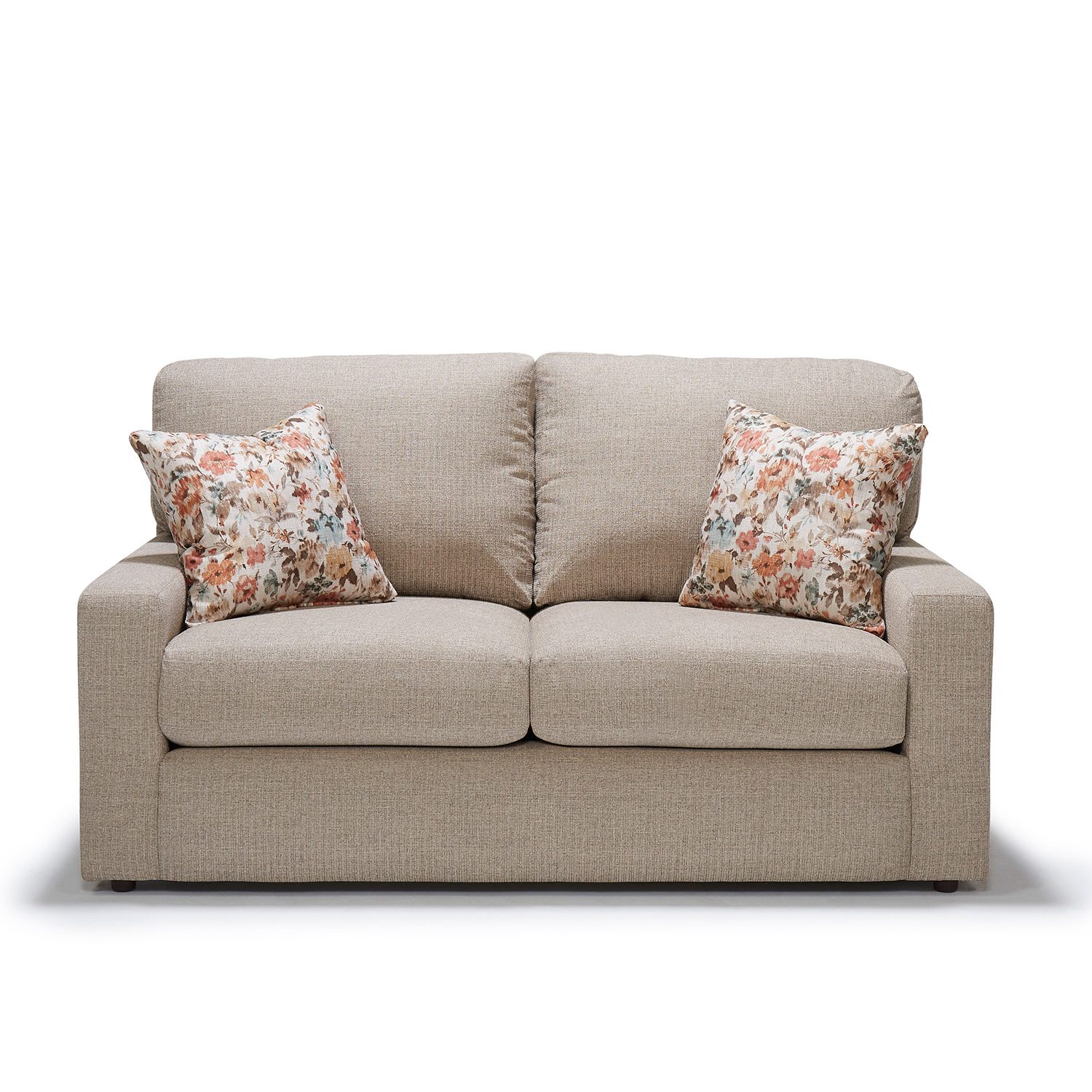 Dovely - Transitional, Stationary Loveseat W/ 2 Pillows - L25 L25
