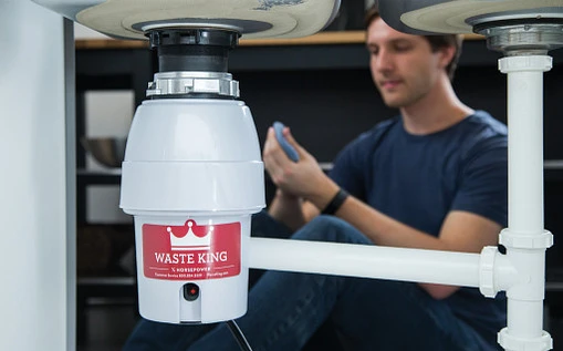 Legend 1/2 horsepower garbage disposal view 2