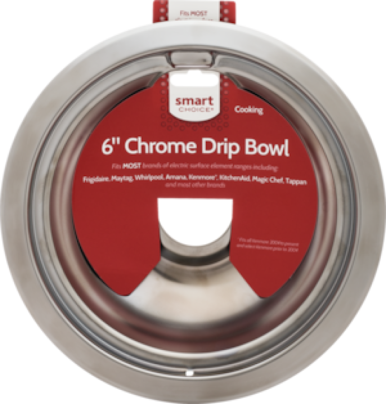 6" Chrome Drip Bowl, Fits Most L304430992