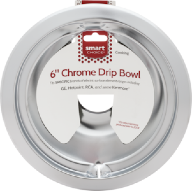 6" Chrome Drip Bowl, Fits Specific L304430993