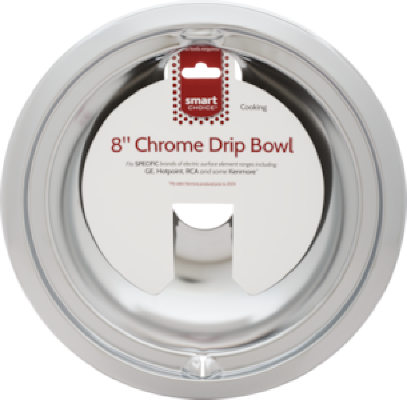 8" Chrome Drip Bowl, Fits Specific L304430999
