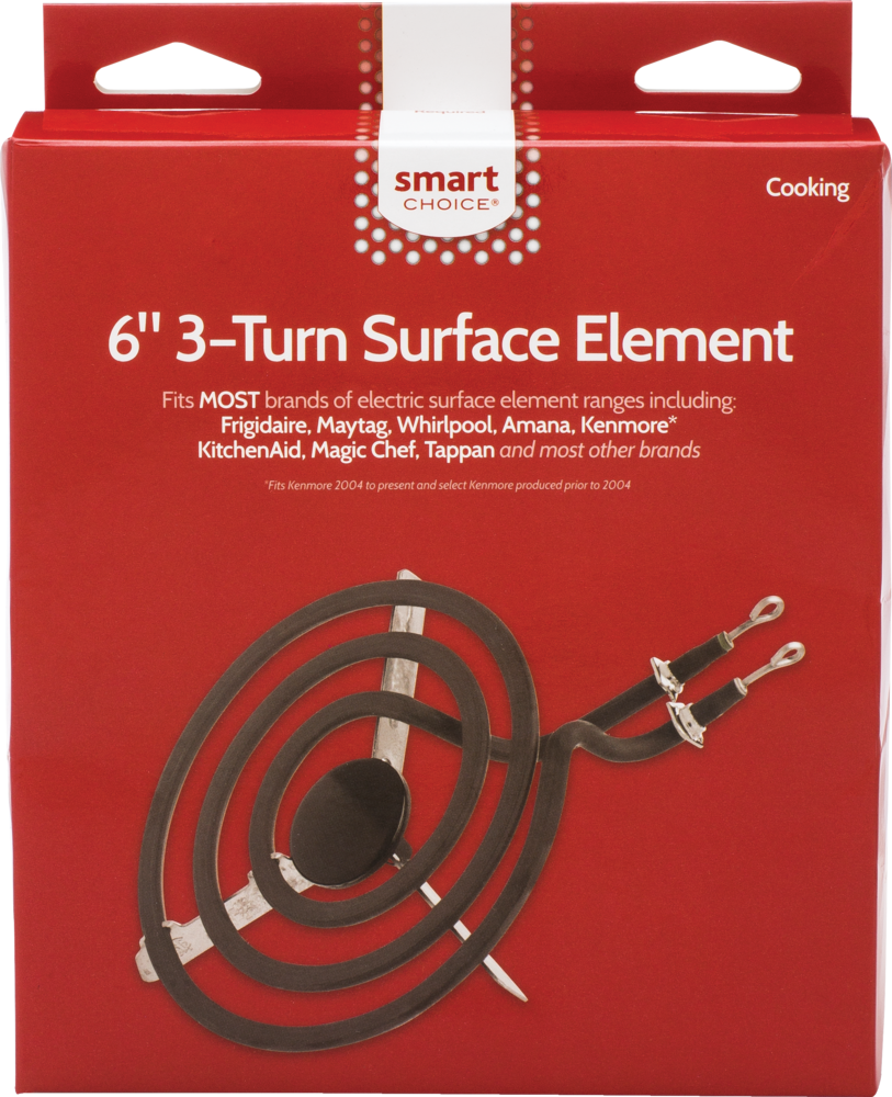 6" 3-Turn Surface Element, Fits Most L304431013