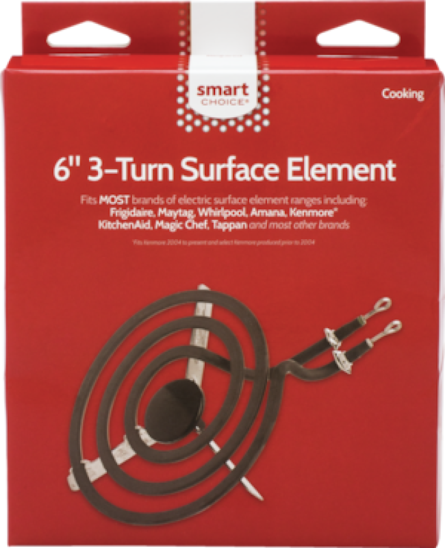 6" 3-Turn Surface Element, Fits Most L304431013