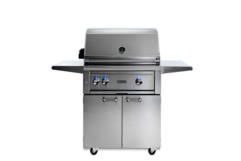 30” PROFESSIONAL FREESTANDING GRILL WITH ALL TRIDENT INFRARED BURNERS AND ROTISSERIE L30ATRFNG