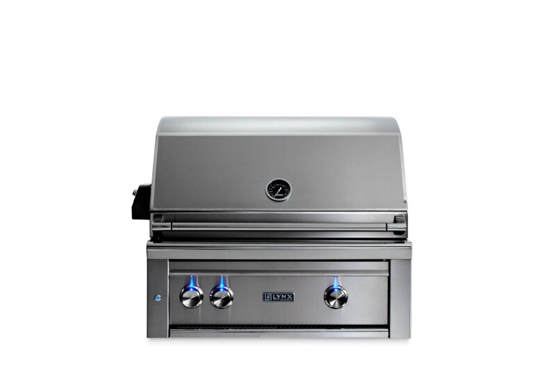 30" PROFESSIONAL BUILT-IN GRILL WITH ALL TRIDENT INFRARED BURNERS AND ROTISSERIE L30ATRNG