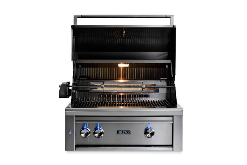 30” Professional Built in Grill with All Ceramic Burners and Rotisserie L30R3LP