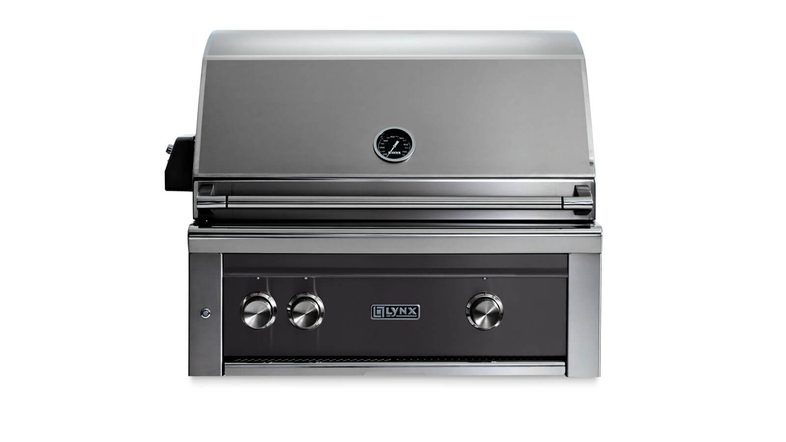 30” Professional Built In Grill With 1 Trident Infrared Burner And 1 Ceramic Burner And Rotisserie L30TROBLP