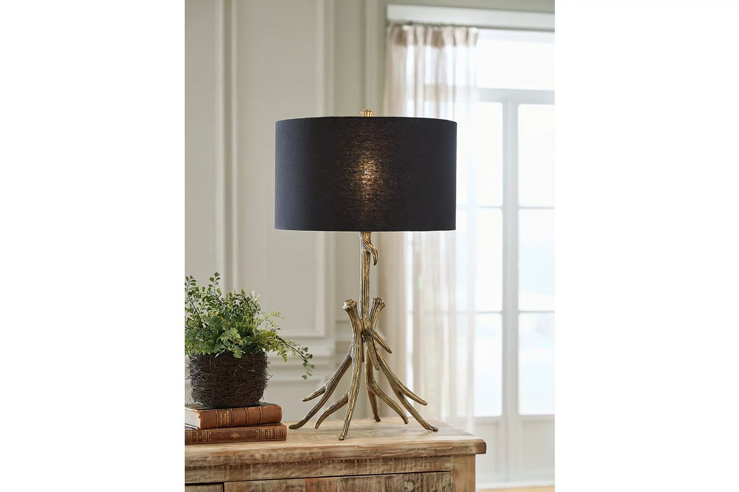 Josney Table Lamp In Antique Gold L317034