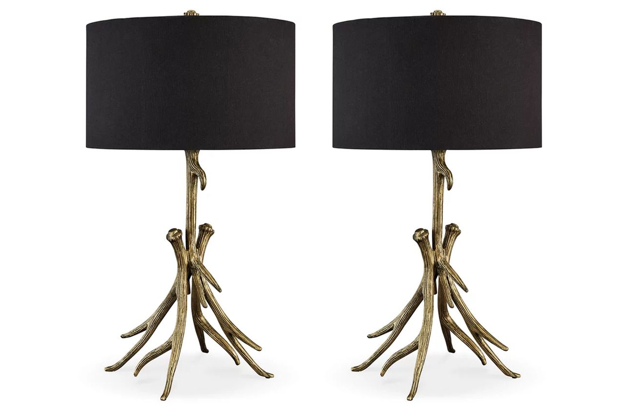Josney Table Lamp In Antique Gold L317034