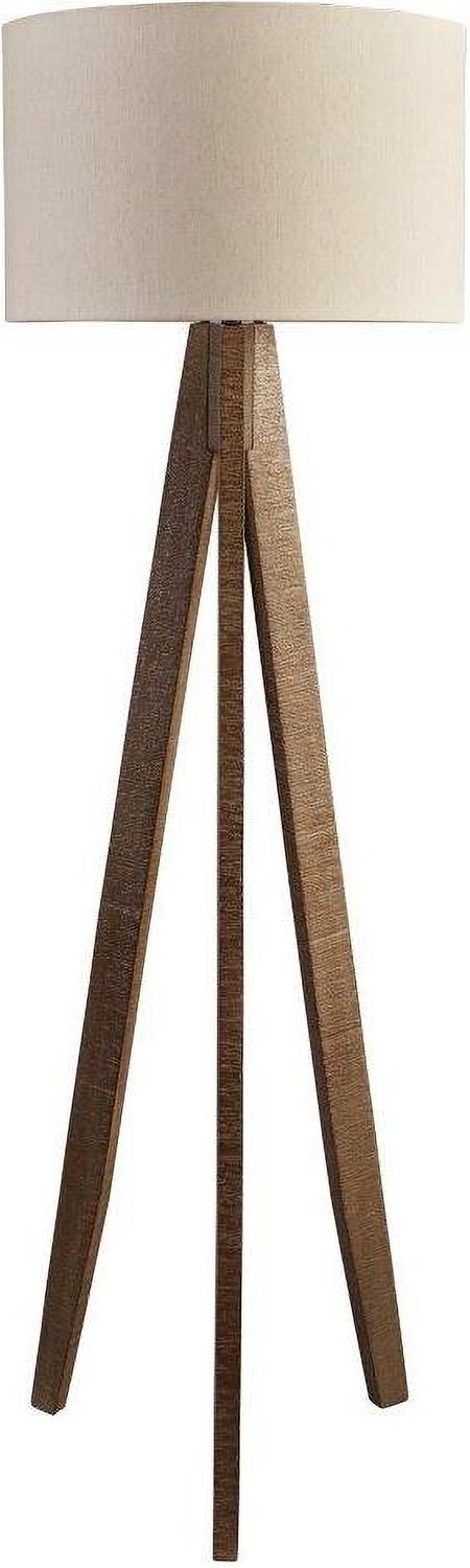Dallson Gray And Brown Floor Lamp L329021