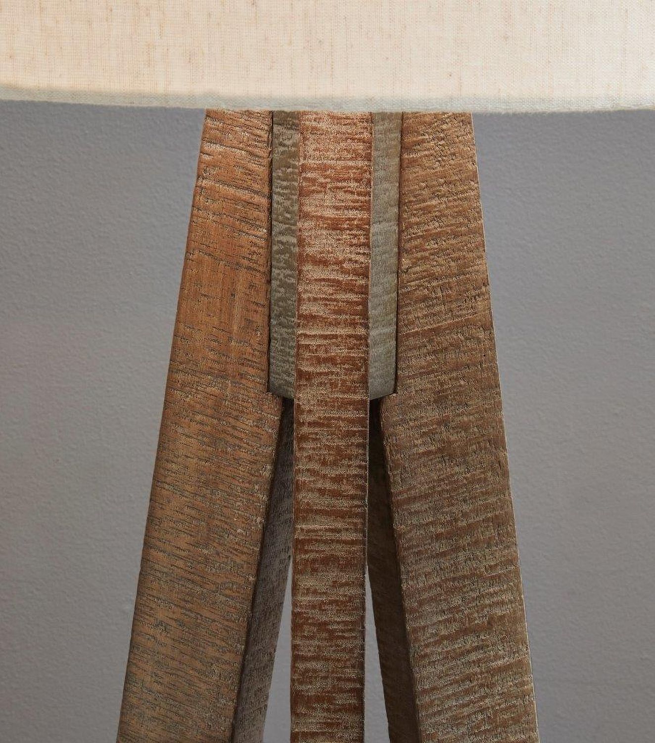 Dallson Gray And Brown Floor Lamp L329021