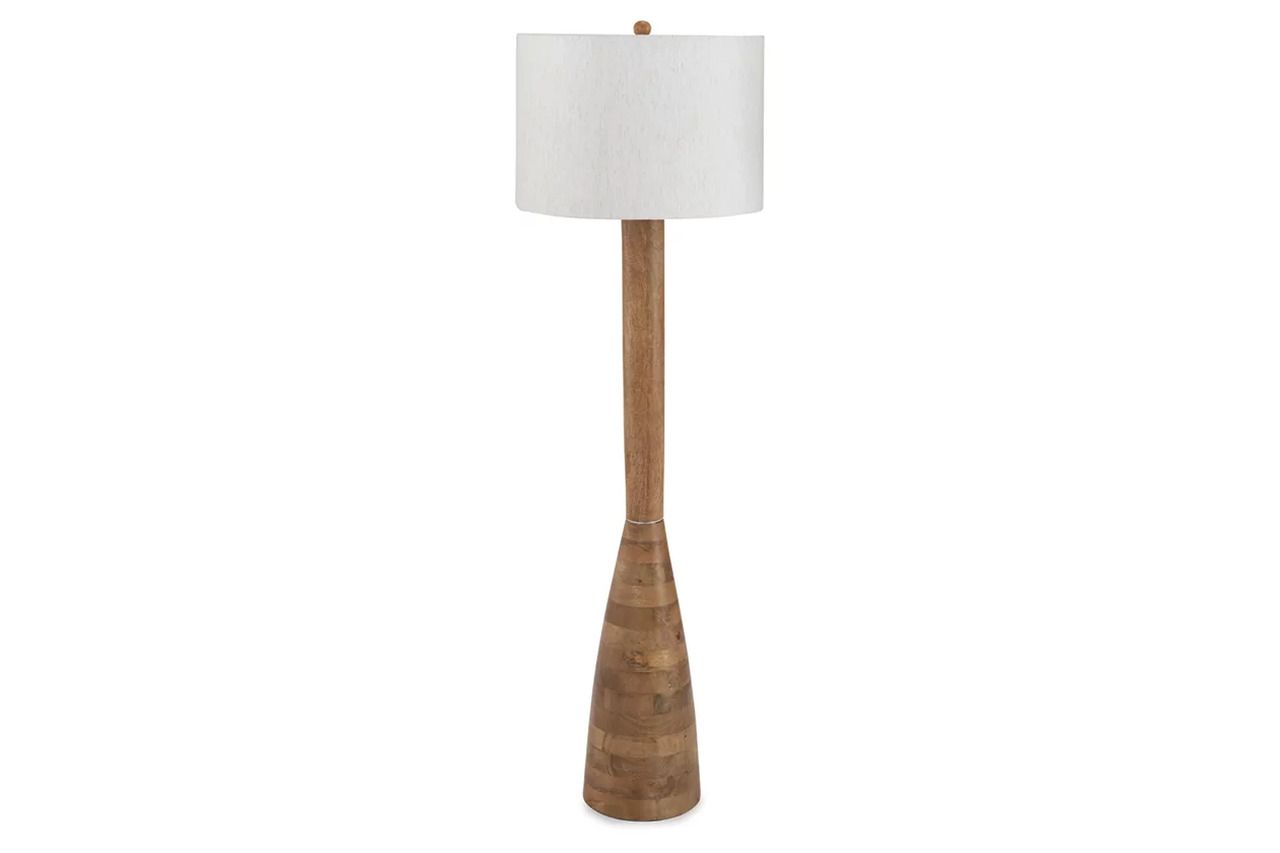 Ailsa Floor Lamp In Natural Brown L329111