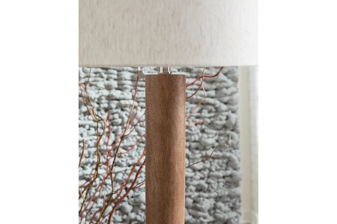 Ailsa Floor Lamp In Natural Brown L329111