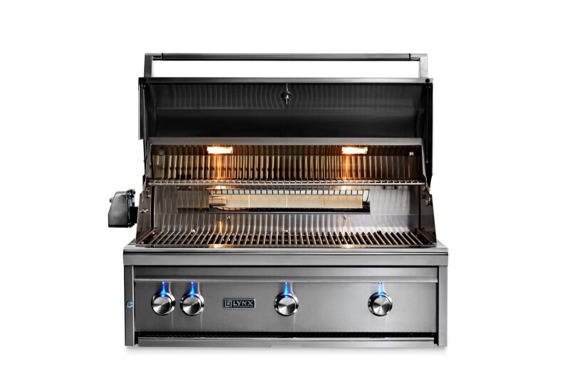 36" PROFESSIONAL BUILT-IN GRILL WITH ALL TRIDENT INFRARED BURNERS AND ROTISSERIE L36ATRNG