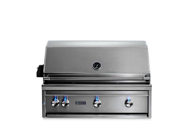 36” Professional Built in Grill with All Ceramic Burners and Rotisserie L36R3NG