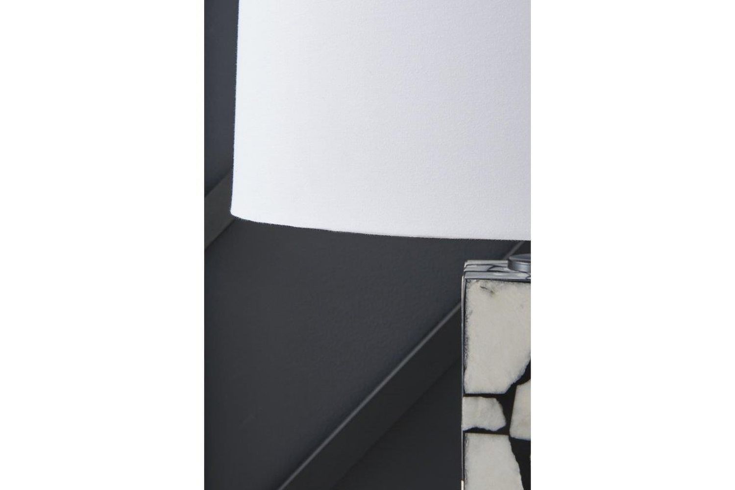 Macaria Table Lamp In White and Black L429044