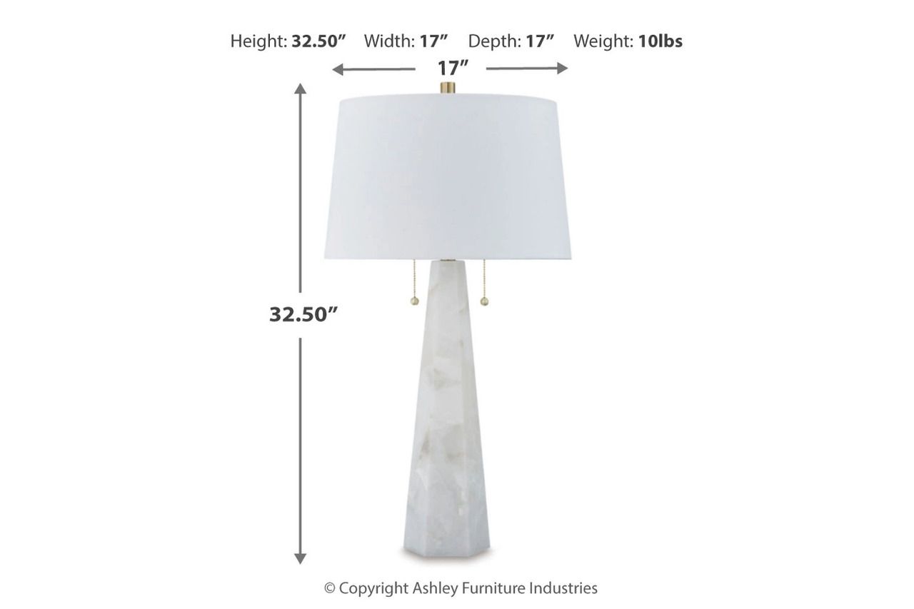 Laurellen Table Lamp In White L429064