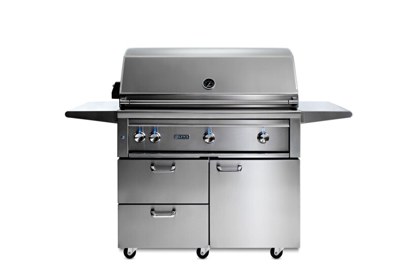 42” PROFESSIONAL FREESTANDING GRILL WITH ALL TRIDENT INFRARED BURNERS AND ROTISSERIE L42ATRFLP