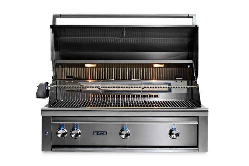 42" PROFESSIONAL BUILT-IN GRILL WITH ALL TRIDENT INFRARED BURNERS AND ROTISSERIE L42ATRLP