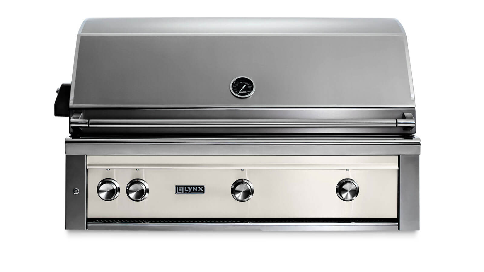 42" Professional Built In Grill With 1 Trident Infrared Burner And 2 Ceramic Burners And Rotisserie L42TRGLLP