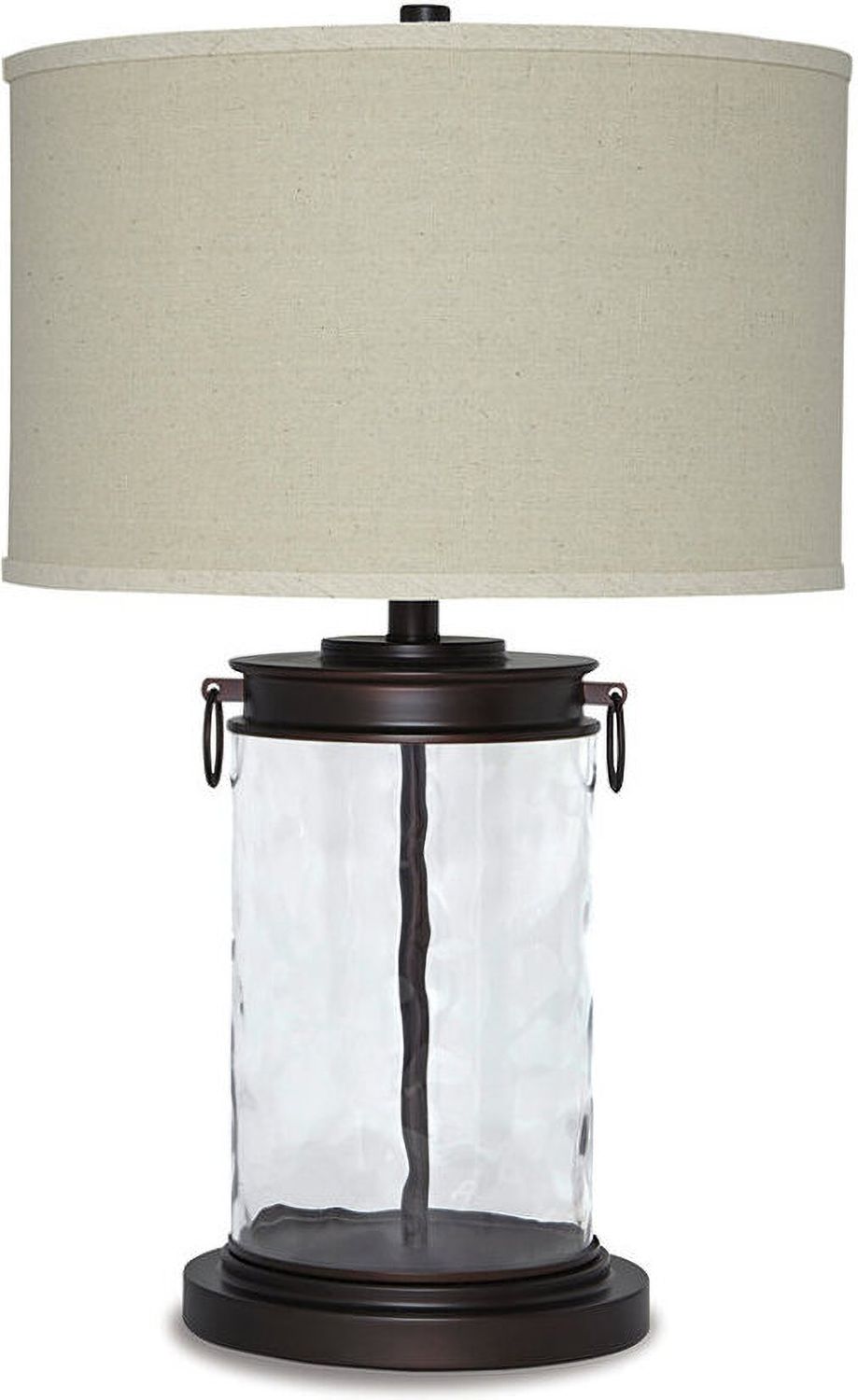 Tailynn Clear and Bronze Glass Table Lamp L430324