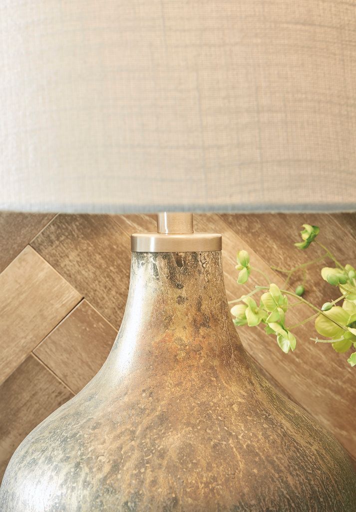 Mari Gray And Gold Table Lamp L430664