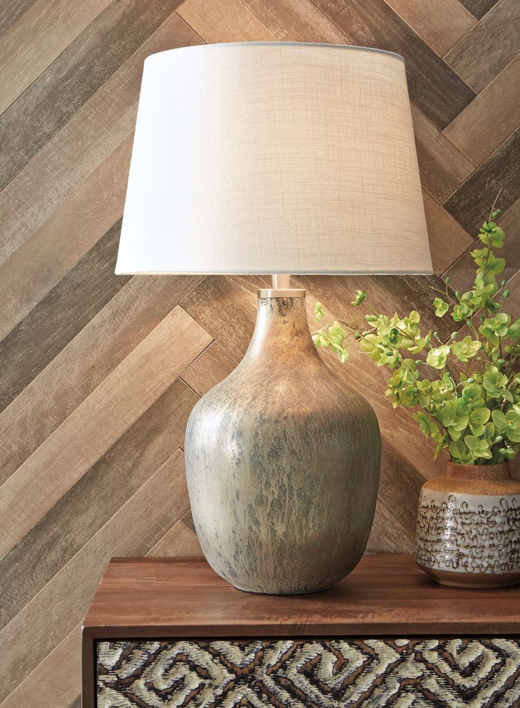 Mari Gray And Gold Table Lamp L430664