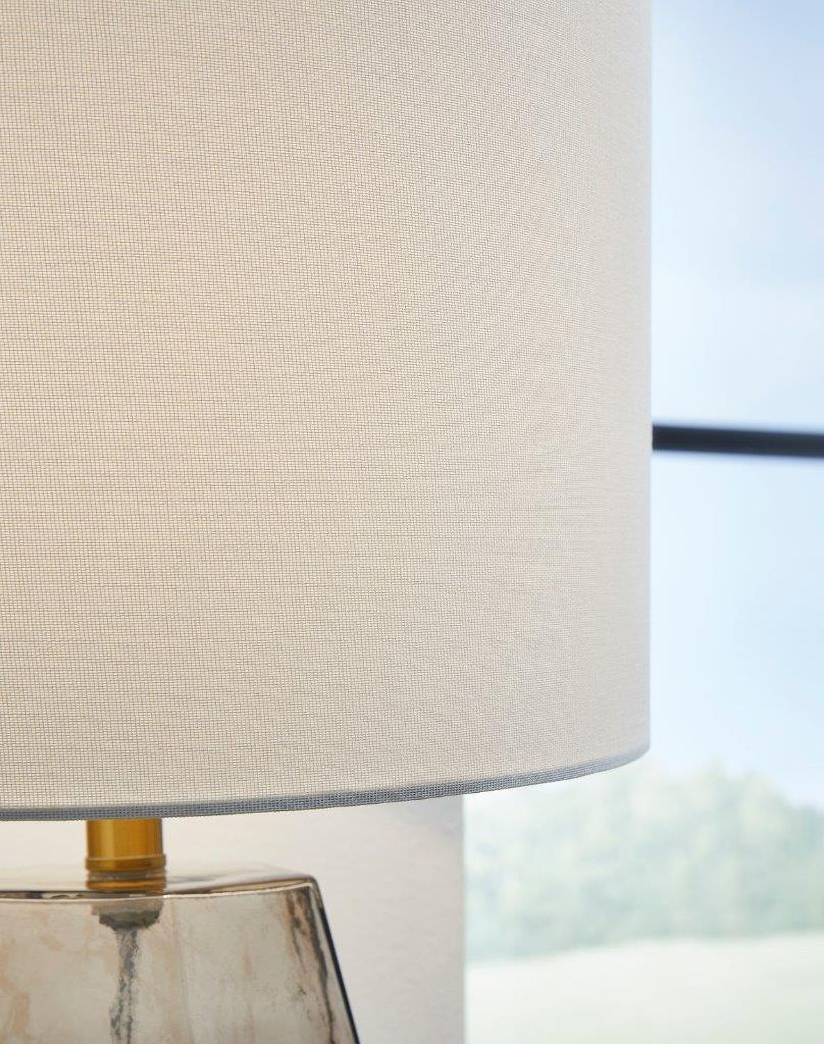 Taylow Gray Glass Table Lamp L430794