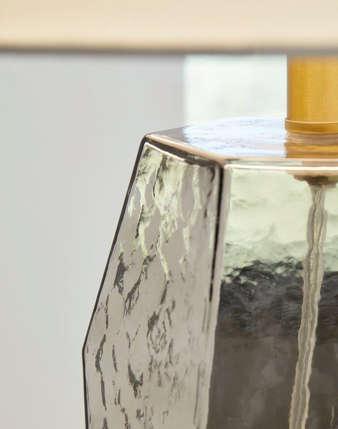 Taylow Gray Glass Table Lamp L430794