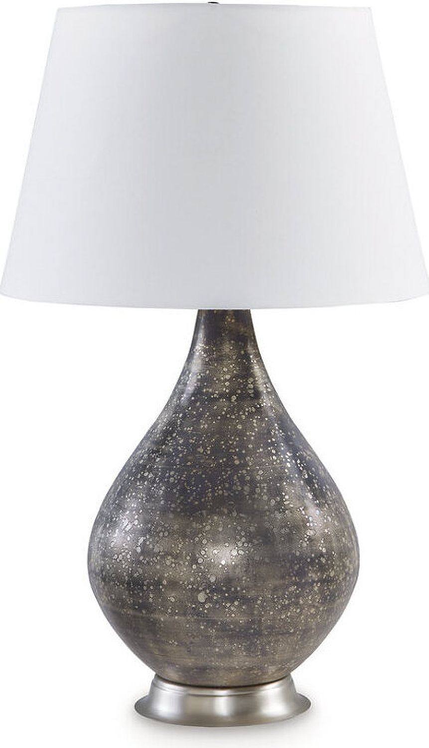 Bluacy Antique Gray Glass Table Lamp L430834