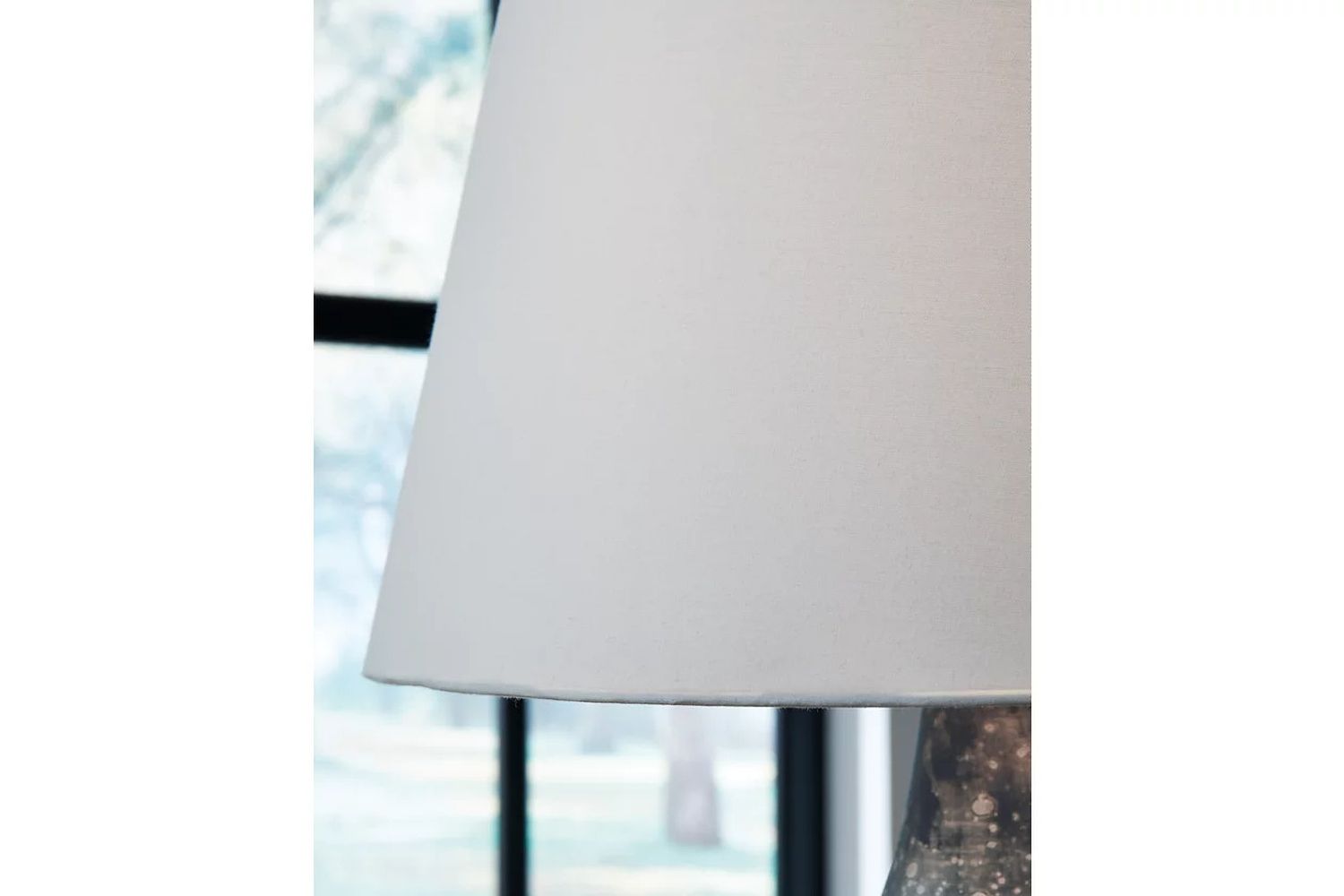 Bluacy Antique Gray Glass Table Lamp L430834