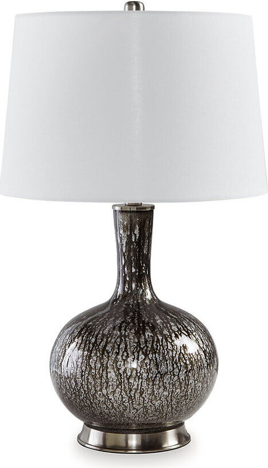 Tenslow Antique Black Glass Table Lamp L430844