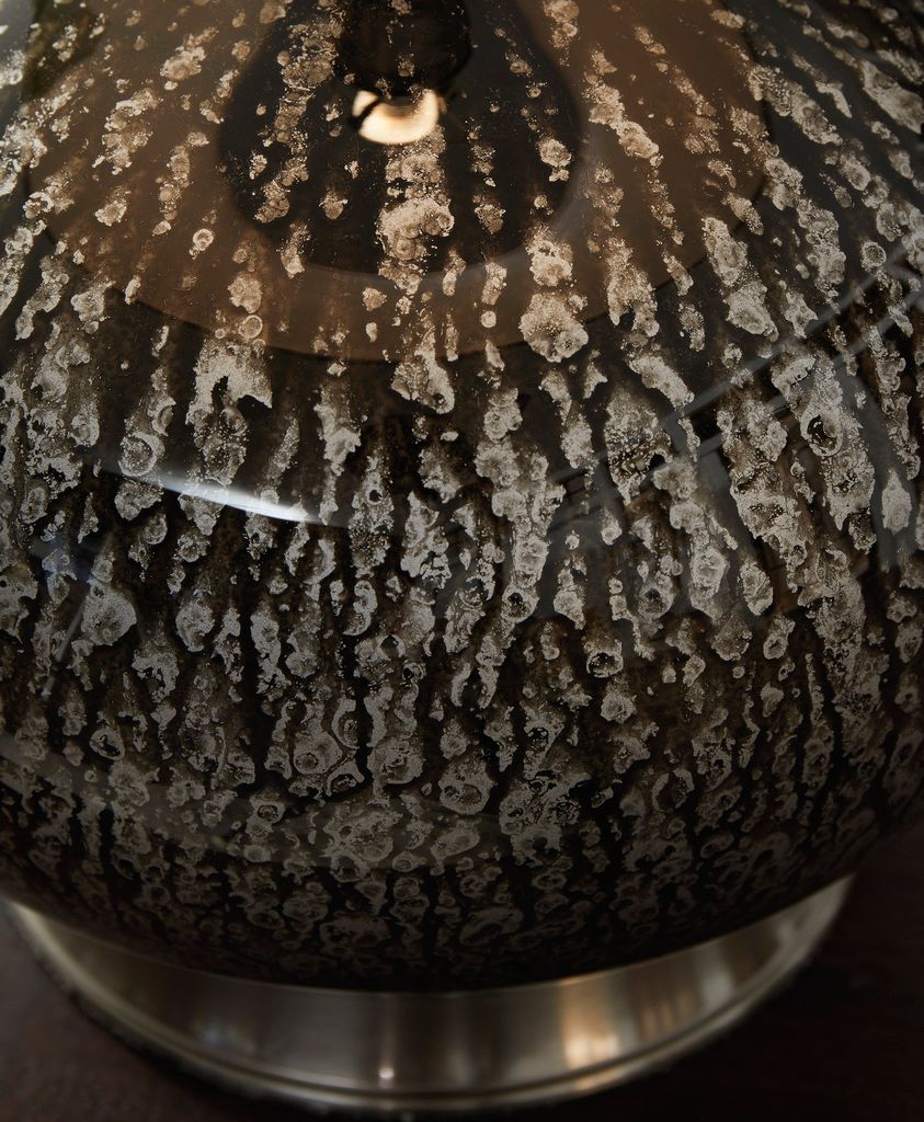 Tenslow Antique Black Glass Table Lamp L430844