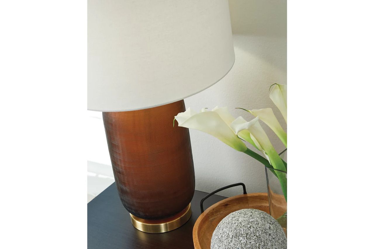 Farberman Table Lamp In Amber L430864