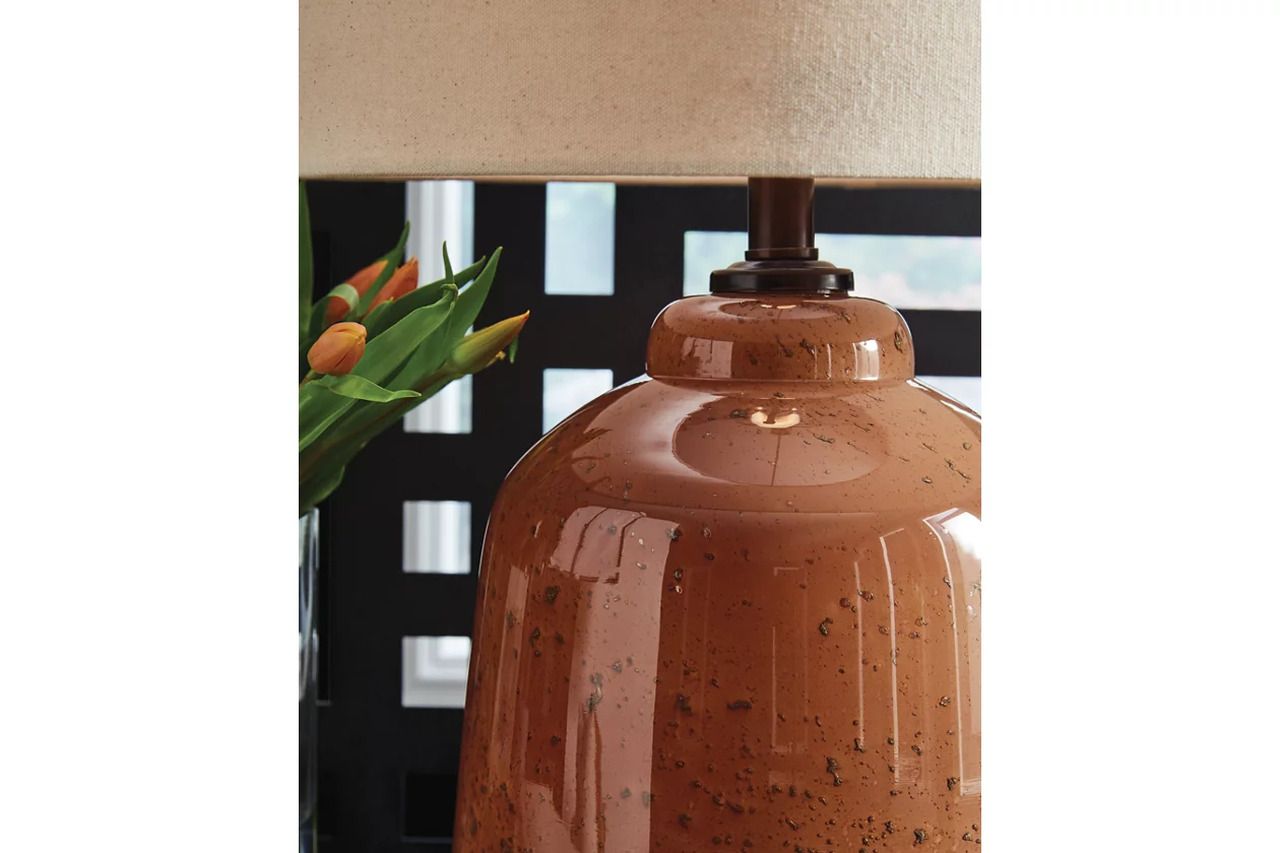 Aaleahya Table Lamp In Rust L430904