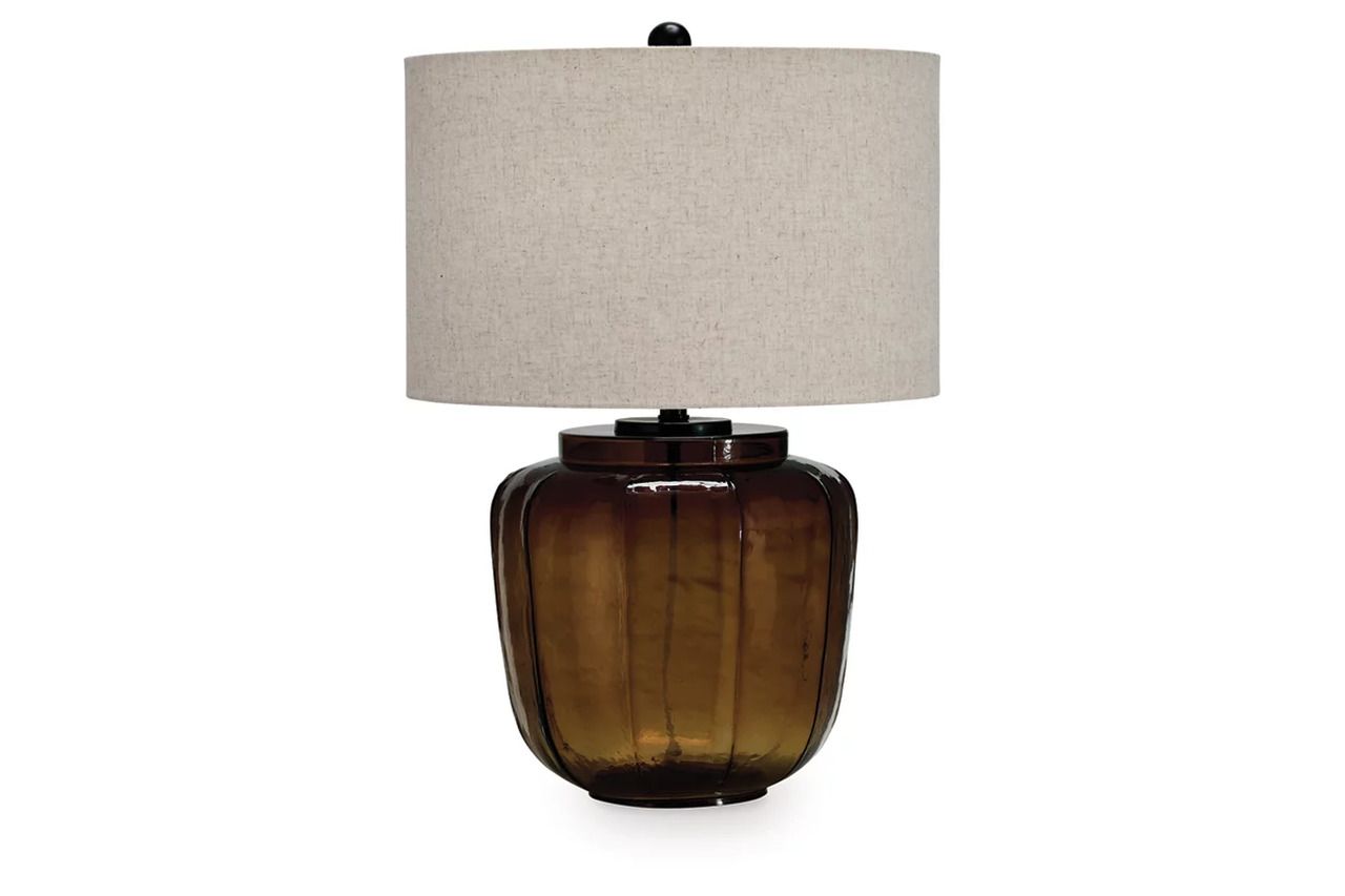 Bainmore Table Lamp In Amber L430914