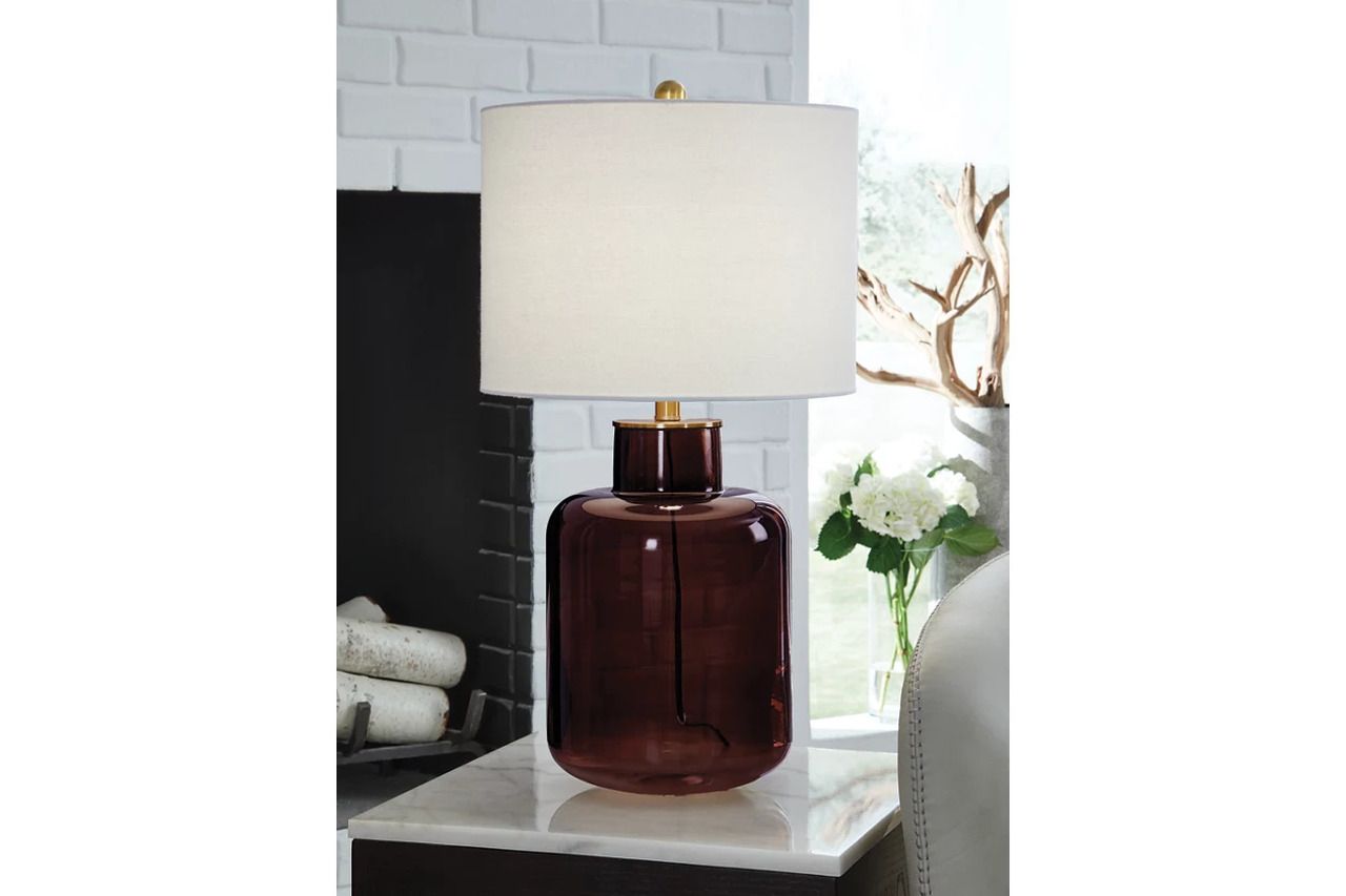 Mette Table Lamp In Brown and Gold L430924
